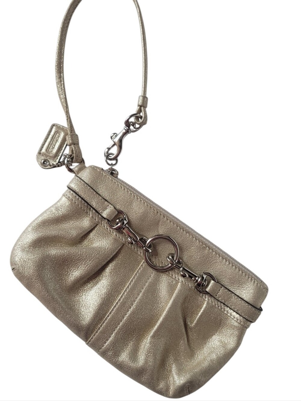 Coach Leather Wristlet Wallet
